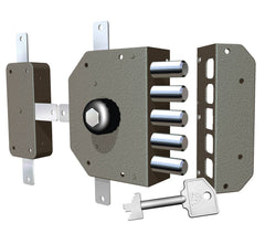 SERRATURA A POMPA PER PORTA BLINDATA DOM CR 3300P-02N / 3300P-52N