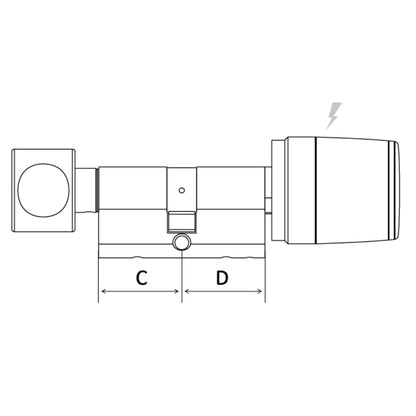 ISEO LIBRA LE60 SMART 2.0 STANDARD CILINDRO ELETTRONICO