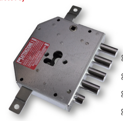 SERRATURA MEGABLOCK PER PORTA BLINDATA MOTTURA 89M830 Q