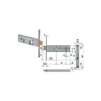 SERRATURA FASCIA BASSA CISA 44151