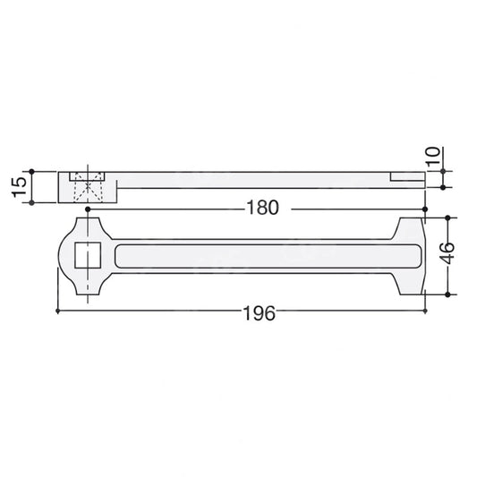 BRACCIO INFERIORE ASSA ABLOY AC50