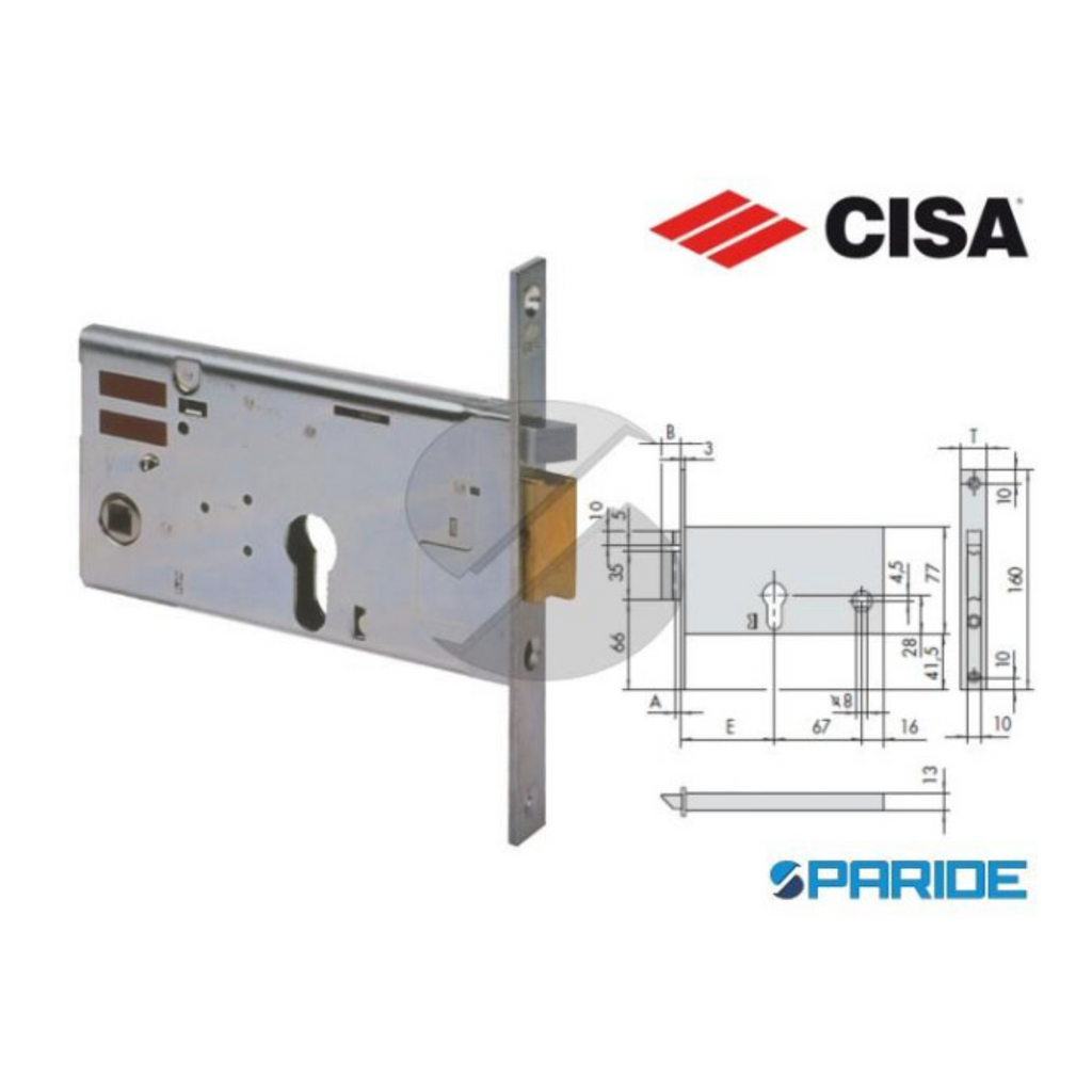 SERRATURA A FASCIA CISA 14350