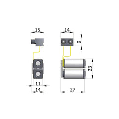 BOBINA DI RICAMBIO PER SERRATURE OMEC 035