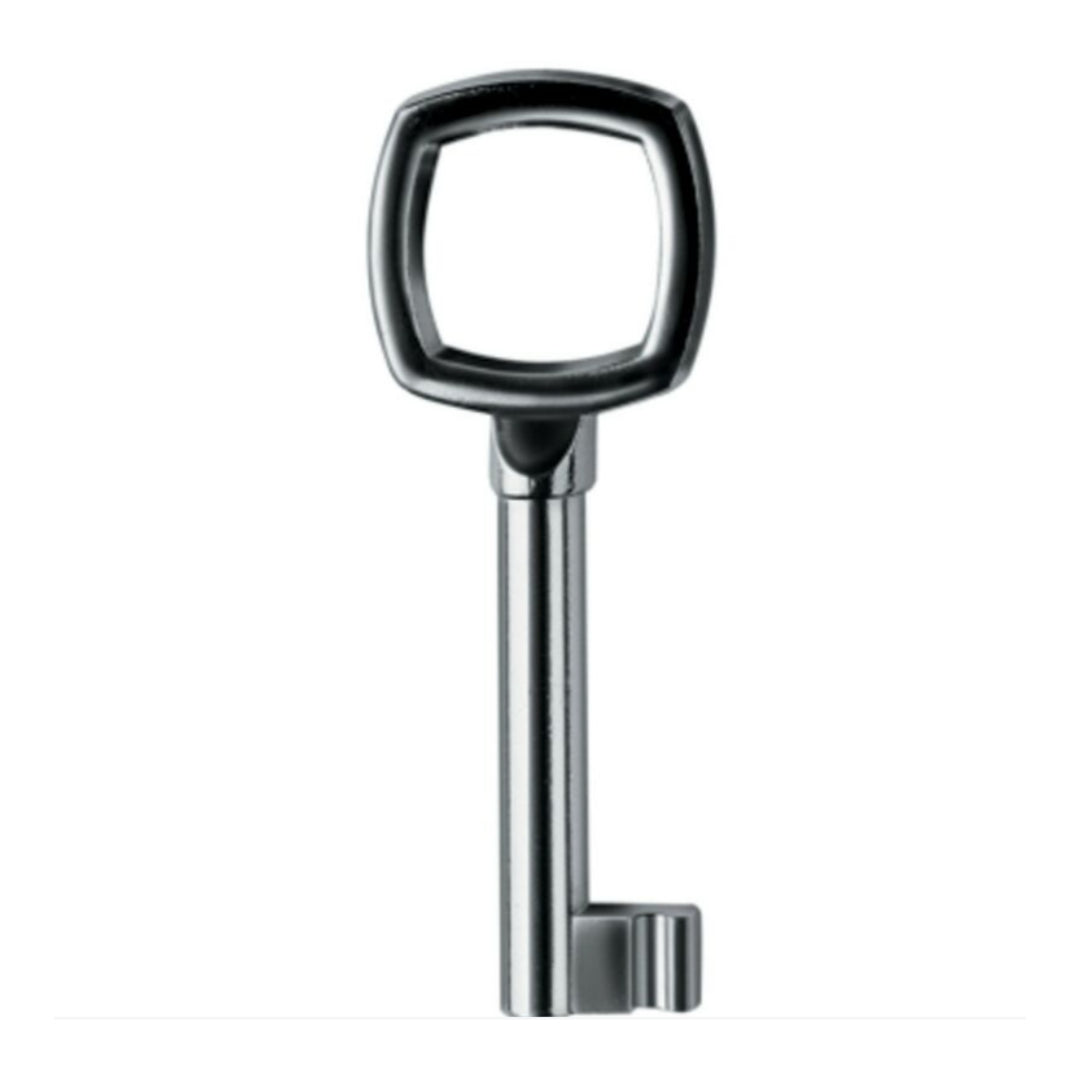 CHIAVE UNIVERSALE FISSA STANDARD 75 MM PER SERRATURA ARMADIO E MOBILE COLORE CROMATO