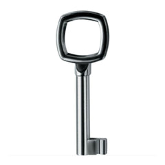 CHIAVE UNIVERSALE FISSA STANDARD 75 MM PER SERRATURA ARMADIO E MOBILE COLORE CROMATO