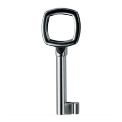 CHIAVE UNIVERSALE FISSA STANDARD 75 MM PER SERRATURA ARMADIO E MOBILE COLORE CROMATO