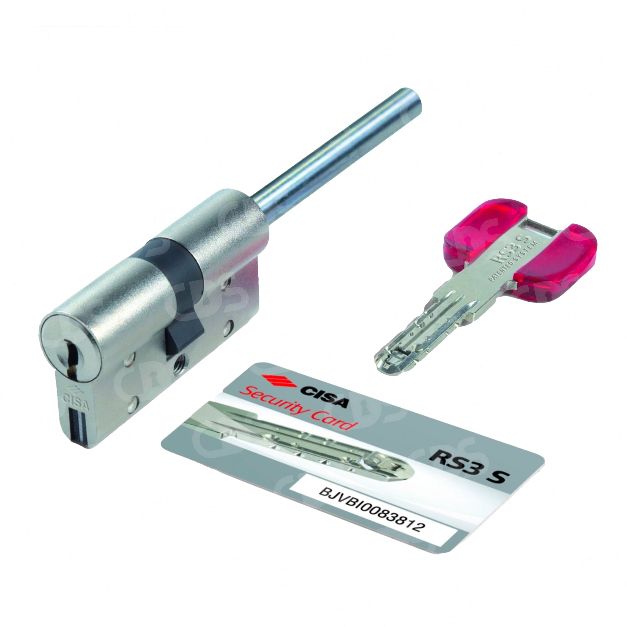 Cilindro sagomato RS3 s CISA 0L3S7 per sistemi di chiusura, componente professionale per chiusure e ferramenta di sicurezza