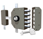 SERRATURA A POMPA PER PORTA BLINDATA DOM CR 3300P-02N / 3300P-52N