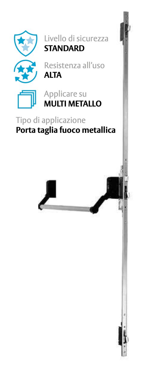 MANIGLIONE ANTIPANICO ARTIGLIO ASSA ABLOY NF9903