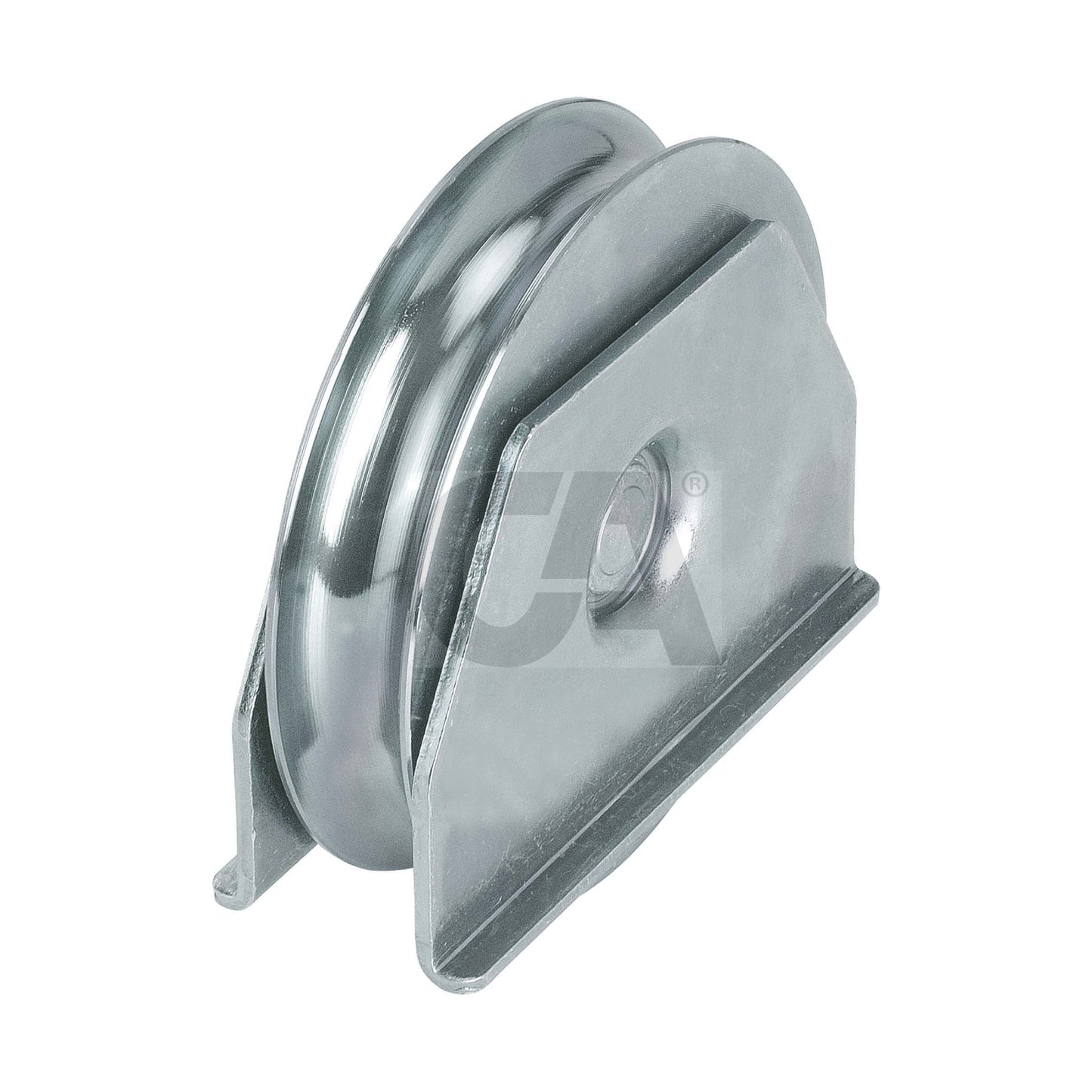 RUOTA 1 CUSCINETTO GOLA TONDA SUPPORTO LATERALE ZINCATA (BIN. Ø20) COMBI ARU041504ZB