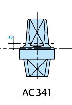 PERNO QUADRO ITALIA VARIE ALTEZZE ASSA ABLOY AC34