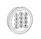 TASTIERINO CON LETTORE TAG INTEGRATO PER X1R ISEO EASY 98PE0698