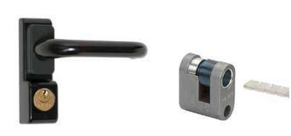 GRUPPO MANIGLIA PER COMPOSIT ASSA ABLOY NF9520/1