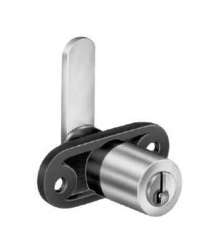 SERRATURA DA APPLICARE A LEVA PER MOBILI MERONI 2139 IN OTTONE NICHELATO