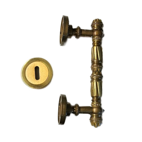 Set attrezzi ottone S171L Camino stile Impero - : la città degli accessori da camino Set attrezzi ottone S171L Camino stile Impero - : la città degli accessori da camino