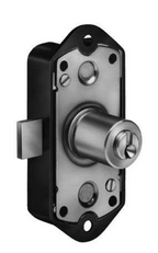 SERRATURA IN RESINA MARRONE AD ASTE ROTANTI PER ANTE CON CILINDRO DA 30MM MERONI 2193