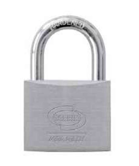 LUCCHETTO IN CROMO LUCIDO ASSA ABLOY CORBIN PL120