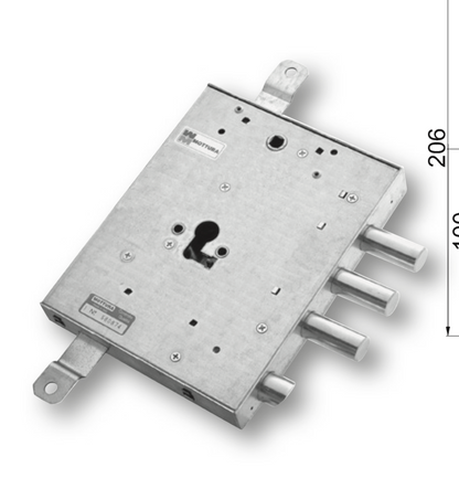 SERRATURA PER PORTA BLINDATA MOTTURA 898571GR DQ/SQ