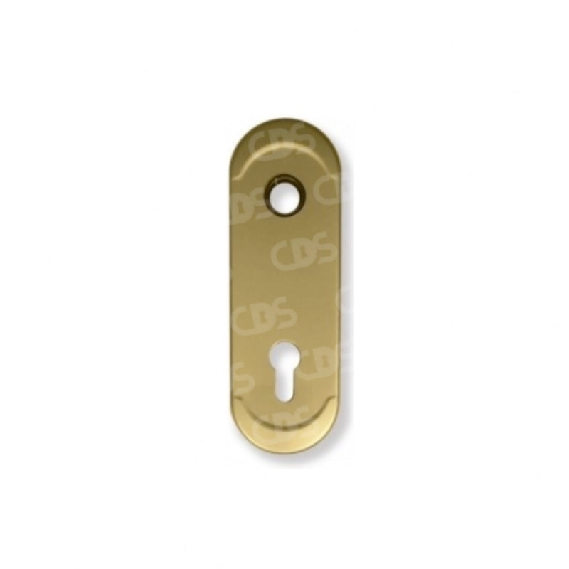 Mostrina Per Porta Blindata In Alluminio - Foro Cilindro Europeo, Colore Ottone Oro Lucido, 86x62 Mm - ATRA-DIERRE - Foto 10