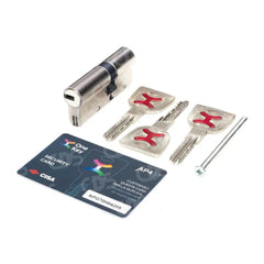 CILINDRO SAGOMATO AP4 CON 5 CHIAVI CISA 0P3S1