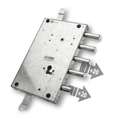 SERRATURA PER PORTA BLINDATA GARDESA MOTTURA 898461GR DQ/SQ