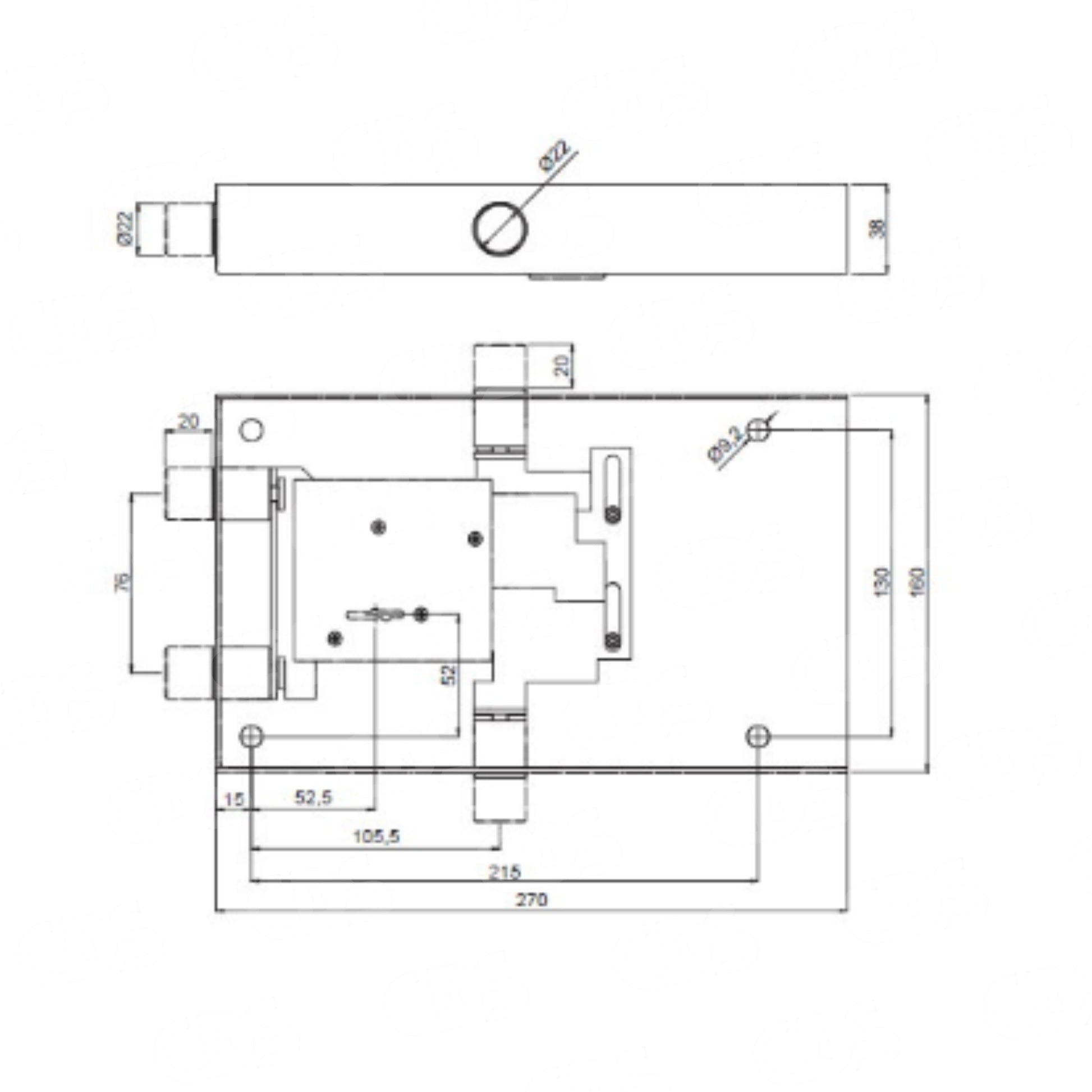 Acquista Basi 2115-0010 MT 200 Cassaforte Serratura con chiave a doppia  mappa da Conrad